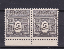 Timbre N°  628**  ( Bloc De 2) - 1944-45 Triomfboog