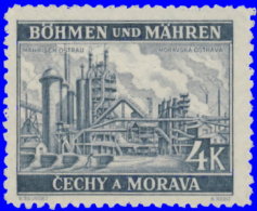 Bohême & Moravie 1939. ~ YT 34** - Forges De Moravska - Unused Stamps