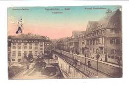 6680 NEUNKIRCHEN, Vogelstrasse, Gemeinde-Saalbau, Evang. Gemeindehaus 1916, Feldpost - Kreis Neunkirchen
