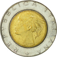 Monnaie, Italie, 500 Lire, 1991, Rome, TTB+, Bi-Metallic, KM:111 - 500 Liras