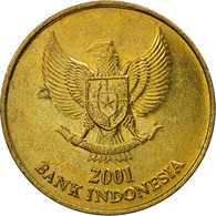 Monnaie, Indonésie, 500 Rupiah, 2001, TTB+, Aluminum-Bronze, KM:59 - Indonesien