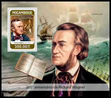 MOZAMBIQUE 2018 MNH** Richard Wagner Composer Komponist Compositeur S/S - OFFICIAL ISSUE - DH1827 - Musique