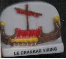 Fève "Le Puy Du Fou" Prime 2010: Le Drakkar Viking - Région