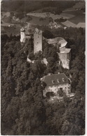 Burg Falkenstein / Bayer. Wald - (Luftbild Bayerischer Flugdienst , Flughafen Riem) - Cham