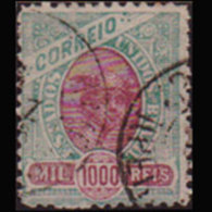 BRAZIL 1905 - Scott# 171A Liberty 1000r Used Short Perf. - Oblitérés