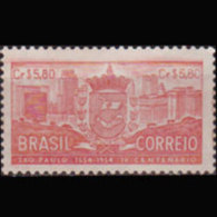 BRAZIL 1953 - Scott# 775 Sao Paulo 5.8cr LH - Unused Stamps