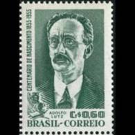 BRAZIL 1955 - Scott# 830 Adolfo Lutz Set Of 1 MNH - Neufs