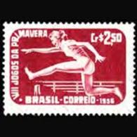 BRAZIL 1956 - Scott# 840 Spring Games Set Of 1 MNH - Unused Stamps