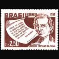 BRAZIL 1958 - Scott# 878 Scientist Silva Set Of 1 LH - Neufs