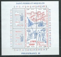 Saint Pierre Et Miquelon  - BLOC YVERT N° 3 **  -   Pb16301 - Hojas Y Bloques