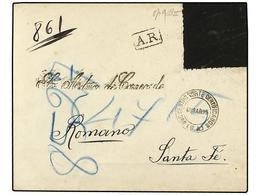 55 ARGENTINA. 1895. Entero Postal Anulado Circulado De BUENOS AIRES A SANTA FE. - Otros & Sin Clasificación