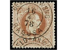 73 ° AUSTRIA. Mi.41I. 1867. <B>50 Kr.</B> Brown. <B>RAGUSA</B> Cancel, Fine. Michel.150?. - Sonstige & Ohne Zuordnung