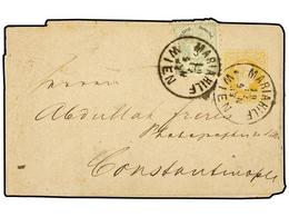 114 AUSTRIA. 1883 [Dec 19]. <B>2kr</B> Yellow Postal Stationery Newspaper Wrapper (1867 Design) Up-rated For Use To Cons - Other & Unclassified