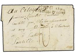 149 BELGICA. 1797. MITERNIQUE A FRANCIA. Carta Completa. Marca <B>Dº G ARM/SAMBRE ET MEUSE.</B> - Sonstige & Ohne Zuordnung