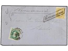 215 BELGICA. Of.30, 32. 1880. SAINT NICOLAS Internal Mail. Entire Letter Franked With <B>10 Cts.</B> Green And <B>25 Cts - Autres & Non Classés
