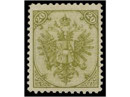 366 * BOSNIA-HERZEGOVINA. Fe.8I. 1879. <B>15 Kr.</B> Yellow Green, Perf. 11 1/2. Fresh And Fine. Ferchenbauer.800?. - Sonstige & Ohne Zuordnung