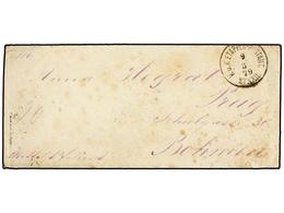 375 BOSNIA-HERZEGOVINA. 1879. CAJNICA To PRAG<B> </B>envelope With <B>K.U.K. ETAPPEN-POSTMT/Nº XXII. </B> - Other & Unclassified