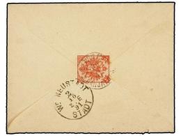 377 BOSNIA-HERZEGOVINA. Mi.4I. 1891. BANJALUKA To NEUSTADT. <B>5 Heller</B> Red On Back. - Other & Unclassified