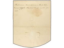 501 BRASIL. 1845 (June 23). Entire Letter Written And Signed By Empress Thereza Christina Maria (wife Of The Emperor Dom - Other & Unclassified