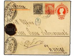 599 BRASIL. Sc.177, 180. 1917. BAHIA A SUIZA. Entero Postal De <B>100 Reis </B>con Franqueo Adicional De <B>100 Reis </B - Other & Unclassified