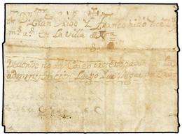 905 COLOMBIA. 1777 (23 Marzo). LA LAGUNA A SAN GIL. Carta Completa Con Texto. Indicación Manuscrita 'de Donde No Hay Cor - Other & Unclassified