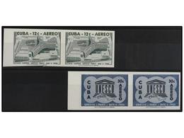 1183 ** CUBA. Ed.775/76s. 1958. SERIE COMPLETA En Parejas <B>SIN DENTAR. </B>LUJO. - Other & Unclassified