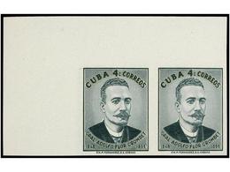 1185 ** CUBA. Ed.780s. 1959. <B>4 Ctvos.</B> Verde En Pareja <B>SIN DENTAR. </B>LUJO. - Sonstige & Ohne Zuordnung