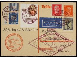 1334 CUBA. 1930 (19-5). ALEMANIA A ALEMANIA. Entero Postal Alemán De <B>15 Pf.</B> Con Franqueo Adicional De <B>15 Pf, 2 - Autres & Non Classés