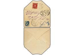 1470 EGIPTO. 1907. Entero Postal De <B>5 Cts.</B> De PORT SAID Enviado A Través De Un Buque Alemán, Fechador <B>DEUTSCHE - Autres & Non Classés