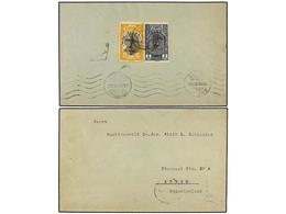 1501 ETIOPIA. 1930 (14-IV),. ADDIS To ATHENS (Greece). <B>UNRECORDED FLIGHT</B>. Franked By Type Violet Overp. Correct R - Otros & Sin Clasificación