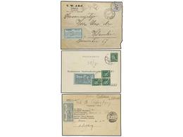 1551 FINLANDIA. 1929-37. Conjunto De 2 Cartas Y Un Recibo Tasados A La Llegada Con Sellos De Finlandia. - Sonstige & Ohne Zuordnung