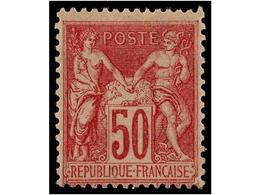 1615 * FRANCIA. Yv.104. 1898-00. <B>50 Cts.</B> Rose, Fresh Colour. Yvert.325?. - Other & Unclassified