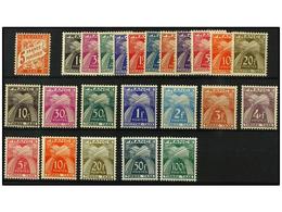 1644 * FRANCIA. Yv.T-66/94. 1941-60. SERIE COMPLETA. LUJO. Yvert.290?. - Sonstige & Ohne Zuordnung