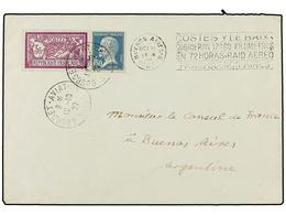 1947 FRANCIA. 1927. PARIS (LE BOURGET) A BUENOS AIRES. LINEA MERMOZ. Vuelo Transatlántico Realizado Por Los Pilotos COST - Other & Unclassified