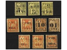 2260 * NUEVA CALEDONIA. Yv.9, 10, 10a, 11, 11a, 12, 12a, 13, 13a, 13c. 1886-91. Conjunto De Sellos En Nuevo. MUY BONITOS - Sonstige & Ohne Zuordnung