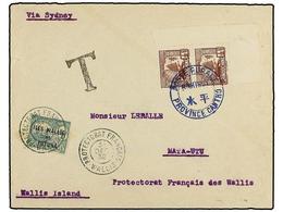 2278 NUEVA CALEDONIA. 1932. <B>WALLIS AND FUTUNA. </B>Envelope To The French Wallis Islands Bearing Indo-China <B>1/2 C< - Other & Unclassified