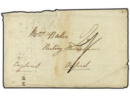 2296 POLINESIA FRANCESA. 1847 (April 27). Envelope With Complete Original Contents, Being A Letter From A Sailor On Boar - Autres & Non Classés