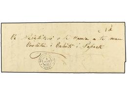 2301 TAHITI. 1870 (June 8). Entire Letter Written In Tahitian Mailed To PAPEETE, Datelined 'Putuihara 27 No Epesesa 1870 - Other & Unclassified