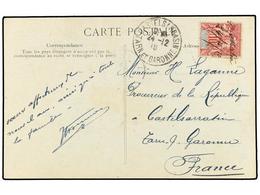 2321 POLINESIA FRANCESA. 1910 (Nov 24). Postcard Of ILE DE MAKATEA (Tuamotu); Franked On Reverse With 1900 <B>10c.</B> R - Sonstige & Ohne Zuordnung