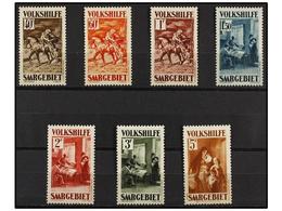 2358 * SARRE. Yv.148/54. 1932. Complete Set, Hinged. Yvert.340?. - Other & Unclassified