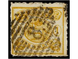 2443 ° ALEMANIA ANTIGUOS ESTADOS: BRUNSWICK. Mi.14B. 1864. <B>1 Sgr.</B> Yellow. Fine. Michel.800?. - Other & Unclassified