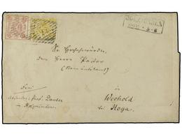 2446 ALEMANIA ANTIGUOS ESTADOS: BRUNSWICK. (1864 CA.) (Dec 28). Cover To Wechold Near Hoya From Holzminden Franked By Im - Other & Unclassified