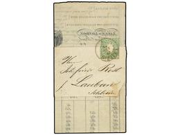 2488 ALEMANIA ANTIGUOS ESTADOS: SAJONIA. 1864(Aug 29). <B>'Mechanishe Spinnerei Brookfield' </B>complete Price List From - Otros & Sin Clasificación