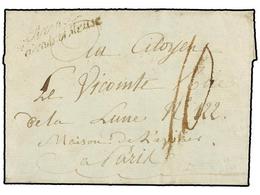 2524 ALEMANIA. 1798. BLANCKEINEM To FRANCE. Entire Letter With <B>ARMEE/SAMB.ET MEUSE</B> Mark. - Andere & Zonder Classificatie