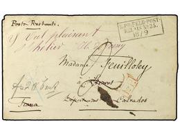 2531 ALEMANIA. 1870. <B>FRANCO-PRUSSIAN WAR.</B> Stampless Envelope Written From Coulommiers Addressed To Calvados And C - Other & Unclassified