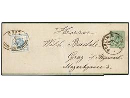 2543 ALEMANIA. Mi.5a/I/a. 1884 (July 7). Germany <B>3pf.</B> Green Postal Stationery Newspaper Wrapper Used From BERLIN  - Otros & Sin Clasificación