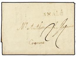 2593 GRAN BRETAÑA. 1777 (March 15). <B>CHANNEL ISLANDS. </B>Entire Letter From GUERNSEY (a Private Family Letter From Ma - Autres & Non Classés