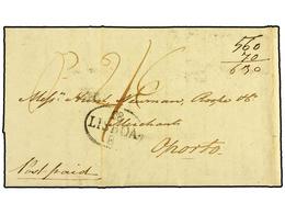2754 CANADA. 1825 (Aug 16). Entire Letter Dateline From MAISONNETTE (New Brunswick) Struck On The Reverse With Italic <B - Otros & Sin Clasificación