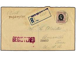 2987 AFRICA ORIENTAL BRITANICA. 1922. Registered Cover To AMARILLO, TEXAS; Bearing EAST AFRICA & UGANDA <B>50 C.</B> Opt - Other & Unclassified