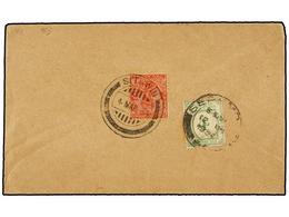 3032 MALAYA. 1934. SITKWIN To SERAMBAN. <B>2 Annas</B> Taxed On Arrival With Federated Malay States <B>4 Cents.</B> Gree - Autres & Non Classés